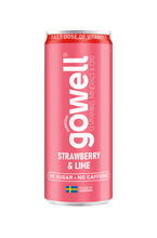 Funktionsdryck Jordgubb & Lime 33 cl Gowell